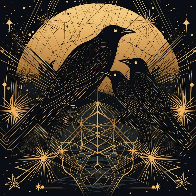 3D Star Geometry Art
