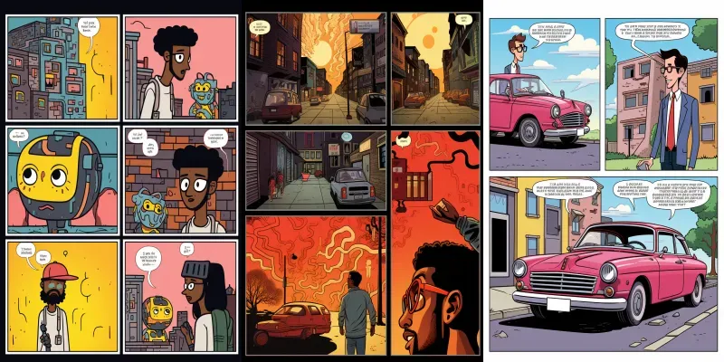 Your Own Funny Comic Panels generated by undefined