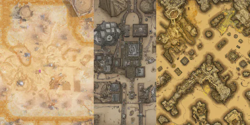 Apocalyptic DnD Maps generated by undefined