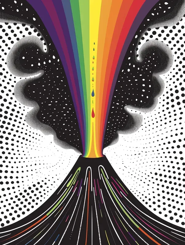 Prism Burst Silhouettes