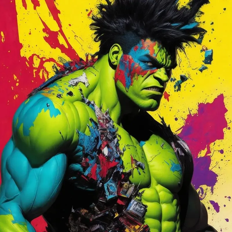 Marvel Characters Vivid And Basquiat