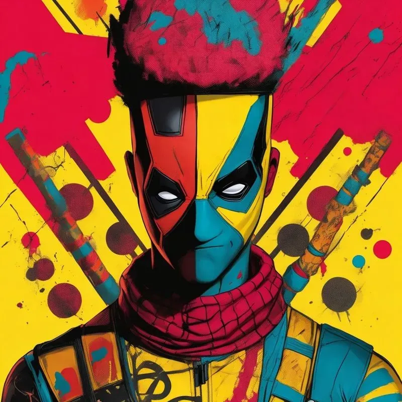 Marvel Characters Vivid And Basquiat