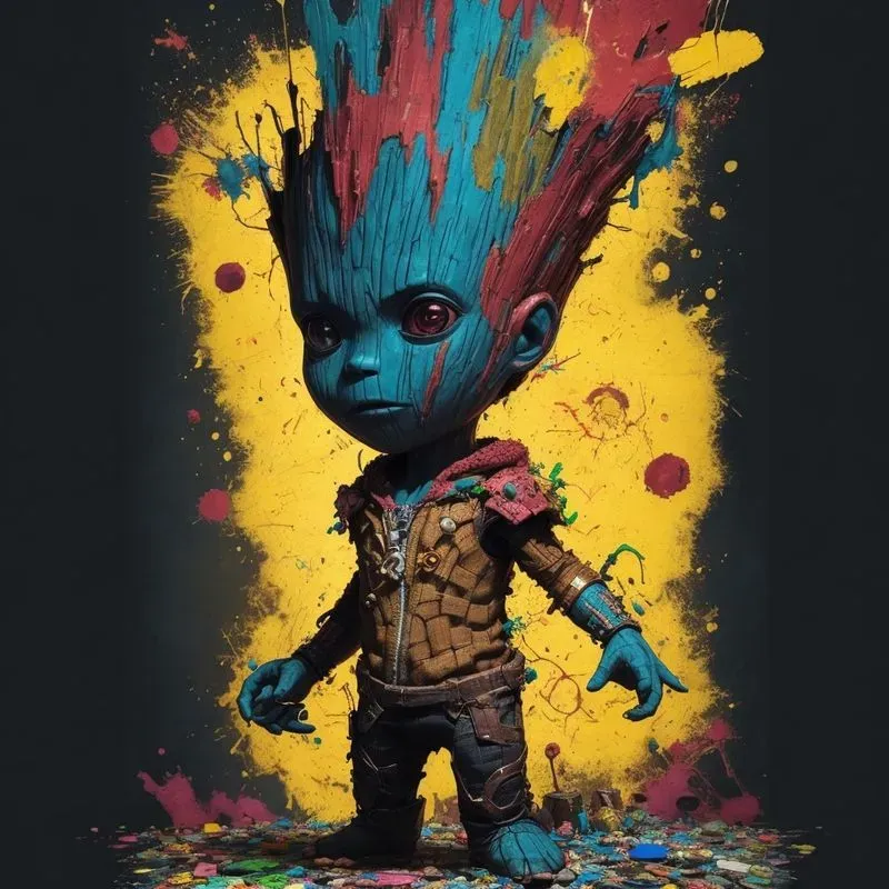 Marvel Characters Vivid And Basquiat