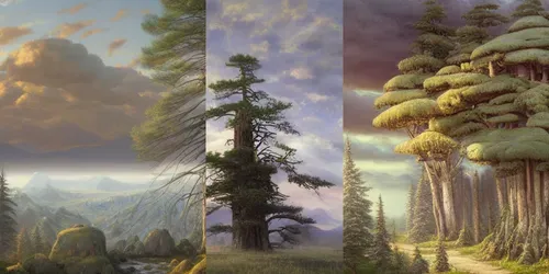 Landscape Vistas generated by stable-diffusion