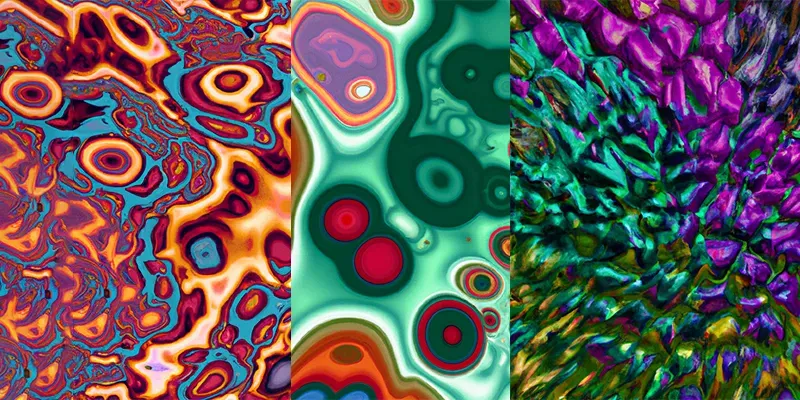 Psychedelic Macro Backgrounds generated by undefined