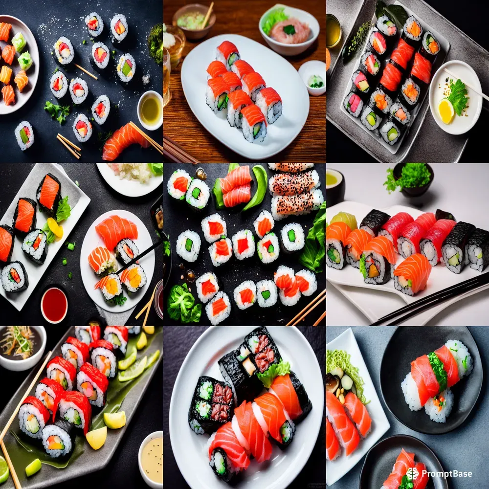 Delicious Sushi Photography