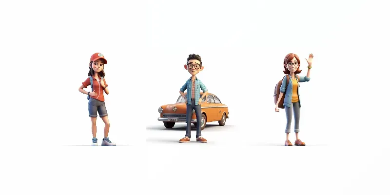 Cute Cartoon Characters For Presentations generated by undefined