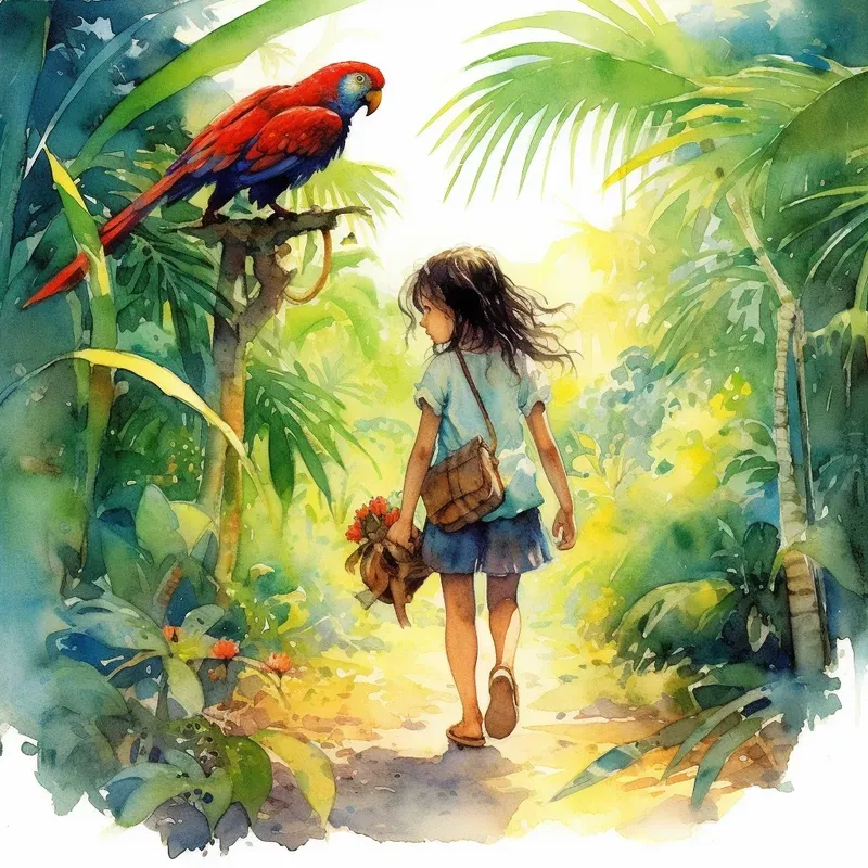 Watercolor Kids Book Illustrations