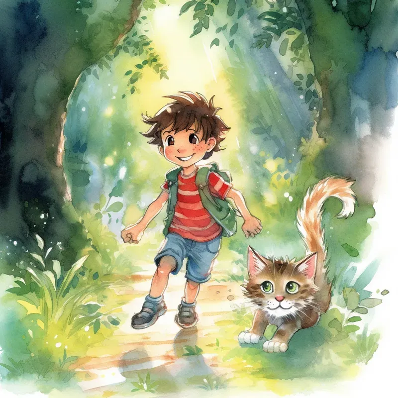 Watercolor Kids Book Illustrations