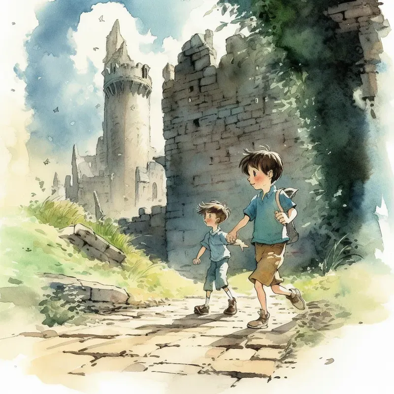 Watercolor Kids Book Illustrations