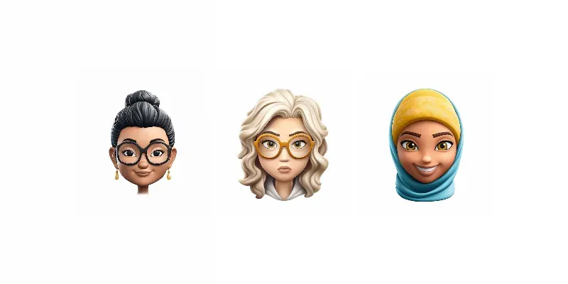 Apple Emoji Avatar Faces generated by undefined