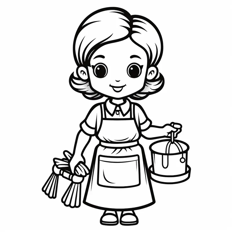 People Occupations Jobs Coloring Books