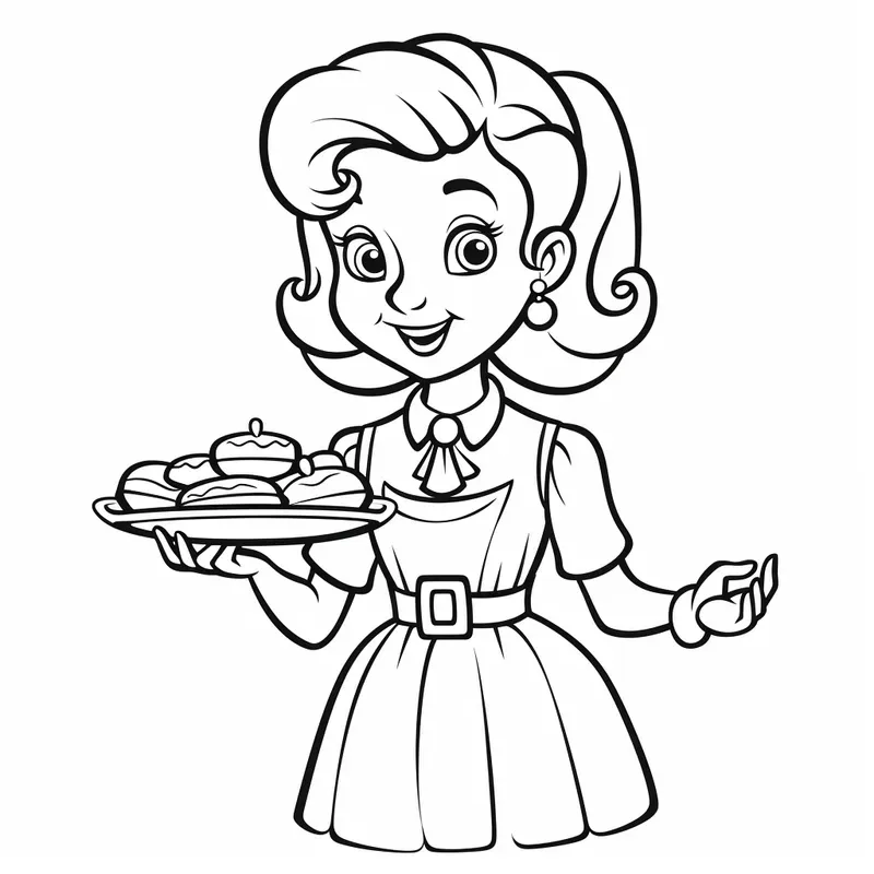 People Occupations Jobs Coloring Books