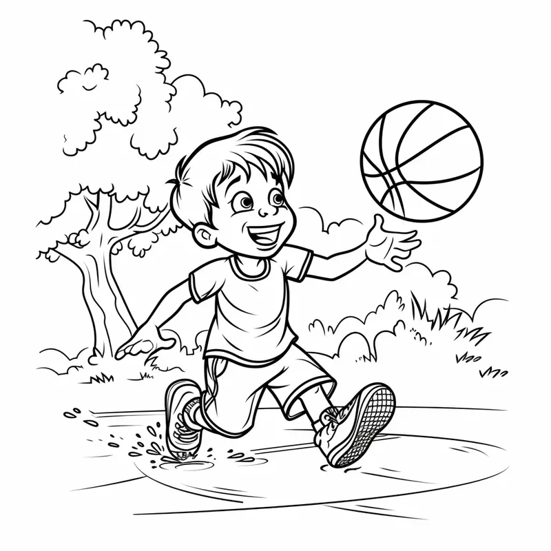 Children Everyday Actions Coloring Books