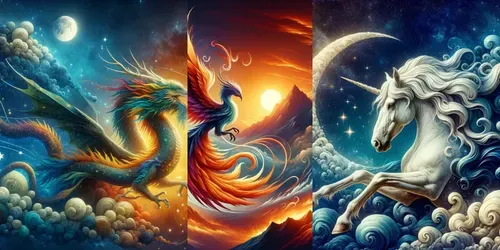 Mythical Emotions Legendary Creatures generated by dalle