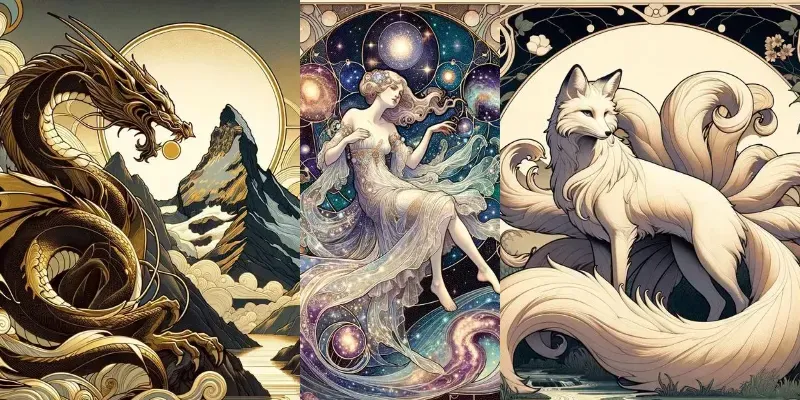 Mythical Realms Creatures Moments generated by undefined