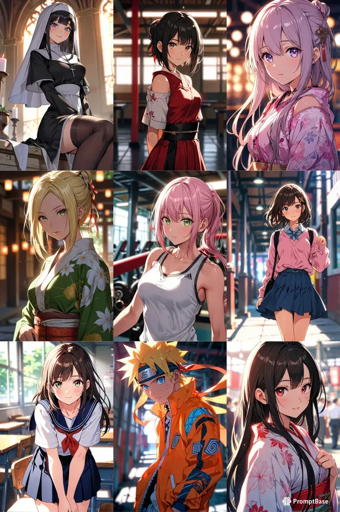 Charming Anime Character Wallpapers