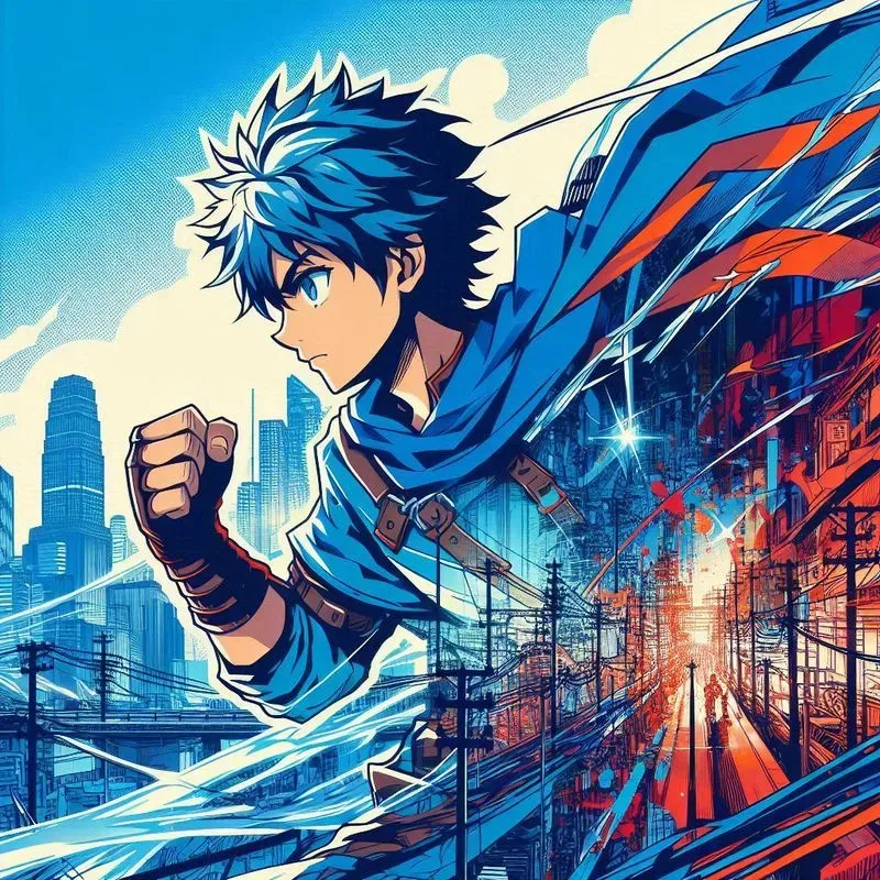 Vibrant Anime Style Art