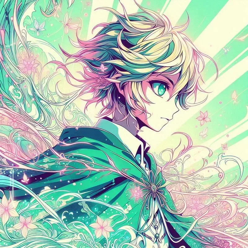Vibrant Anime Style Art