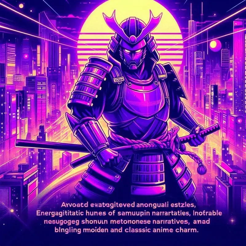 Vibrant Anime Style Art