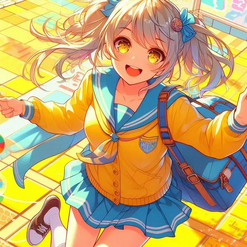 Vibrant Anime Style Art