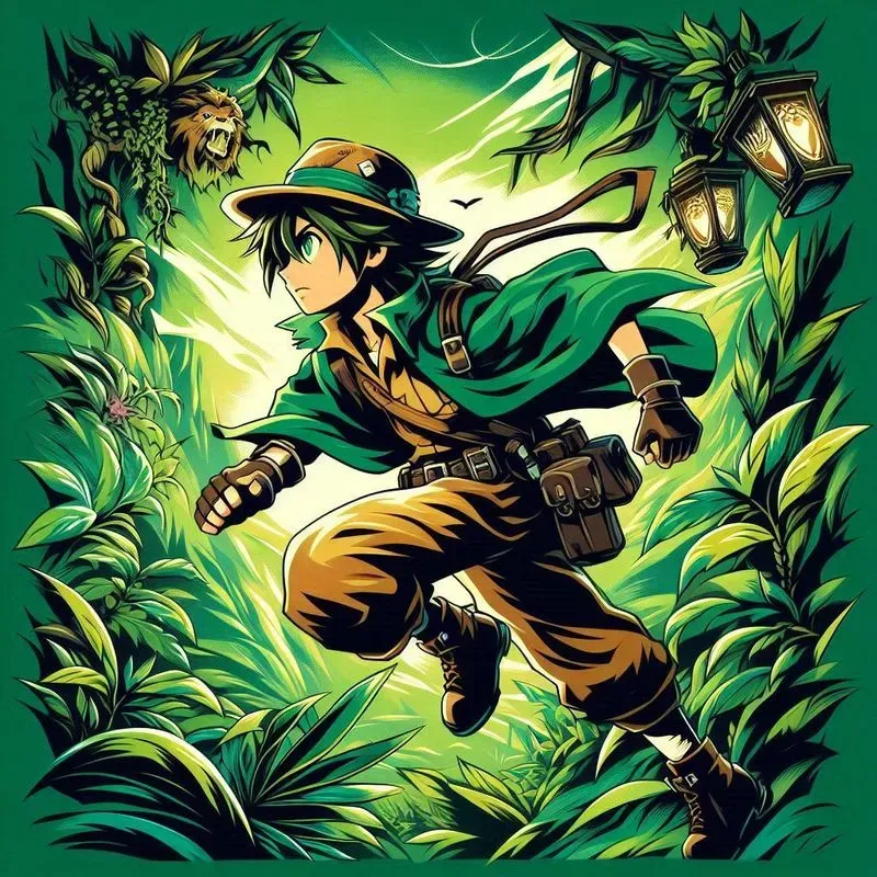 Vibrant Anime Style Art