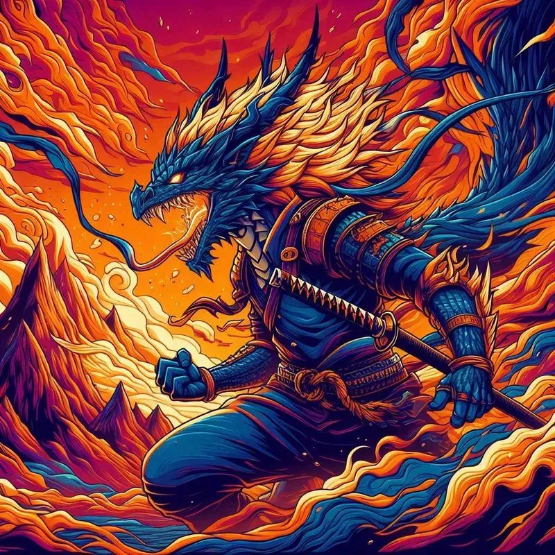Vibrant Anime Style Art