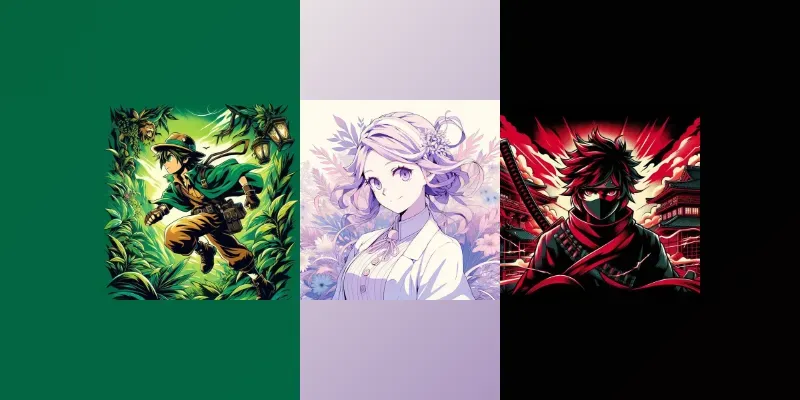 Vibrant Anime Style Art generated by undefined