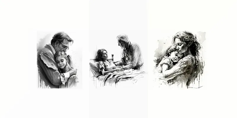Stunning Line Sketch Illustrations generated by undefined