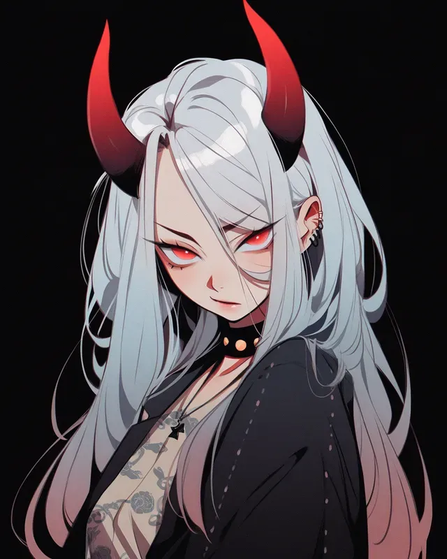 Cute Cartoon Girls Portraits