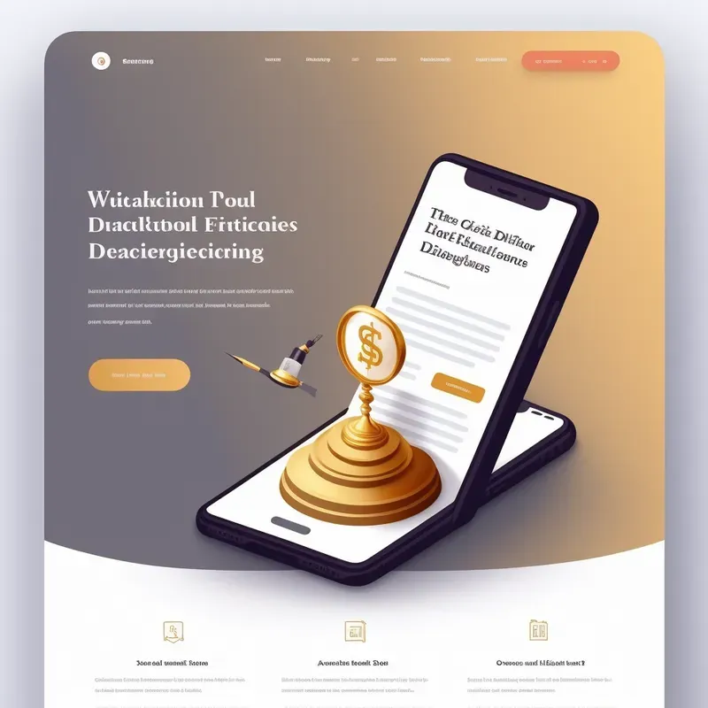 Finance Website Mockups