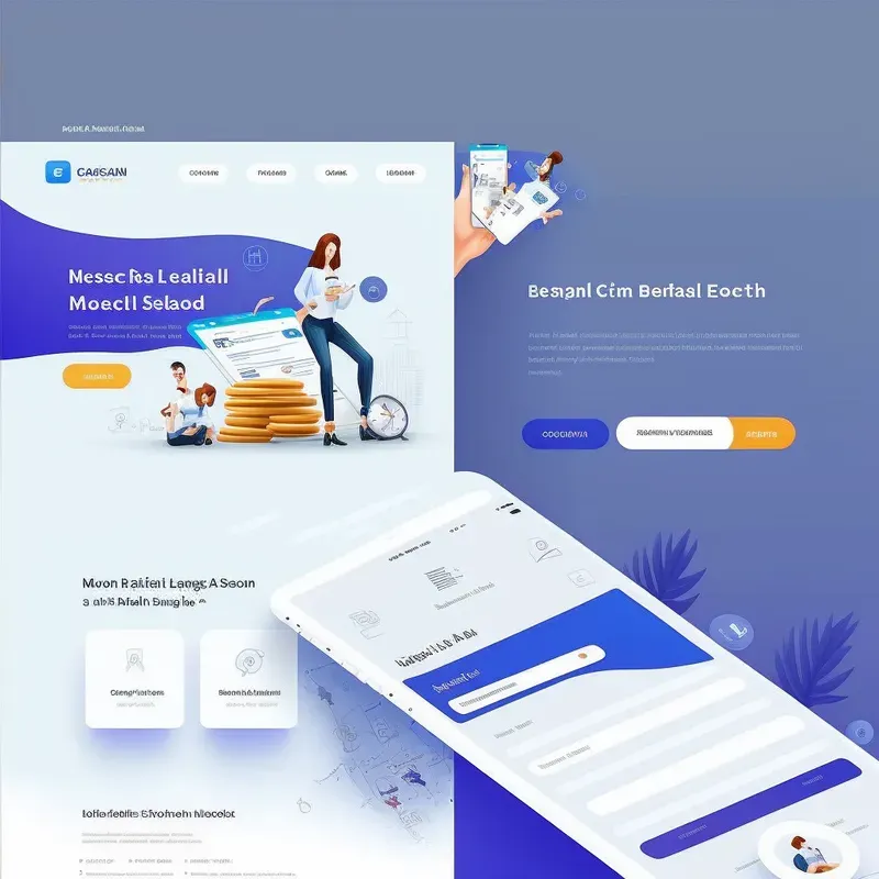 Finance Website Mockups