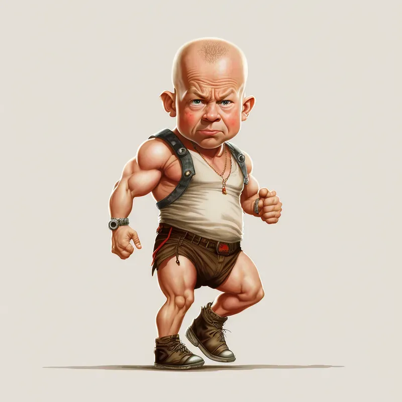 Tiny Caricatural Peoples