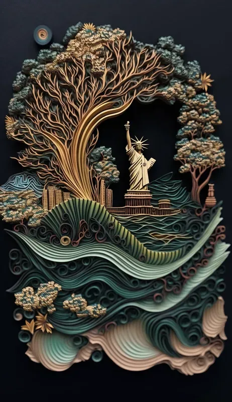 City Quilled Visions