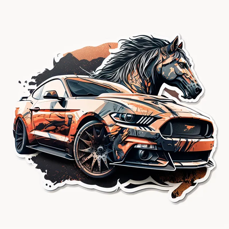 Stickers On Vehicles And Sports