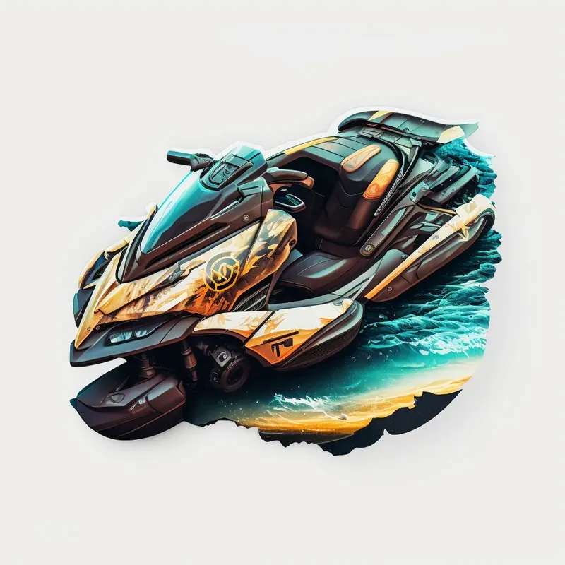 Stickers On Vehicles And Sports