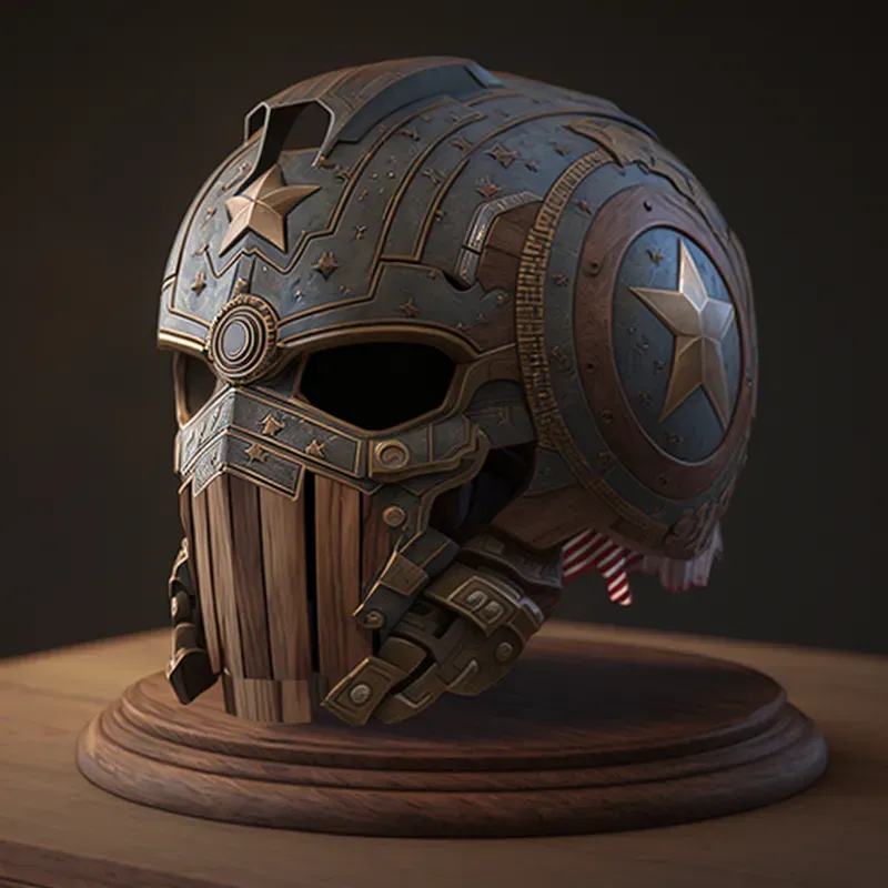 Concept Wooden Helmets