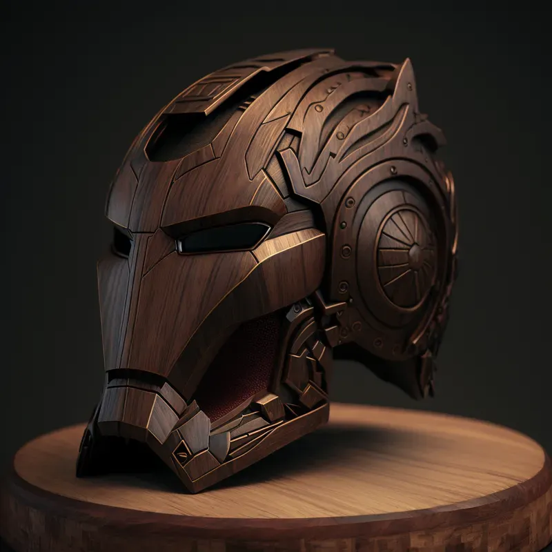 Concept Wooden Helmets