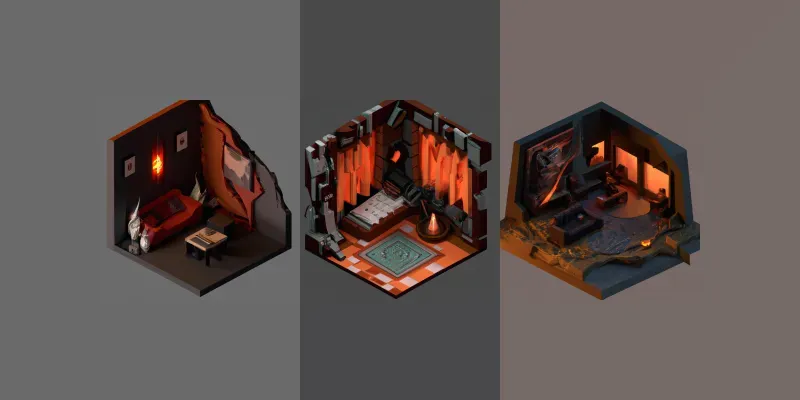 Tiny House Lava Paradise generated by undefined