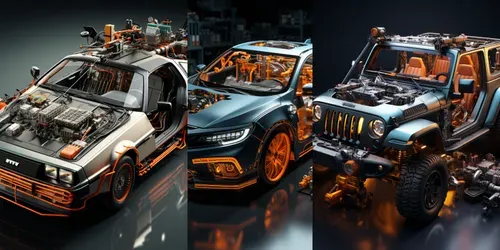 Car Concept Art generated by midjourney