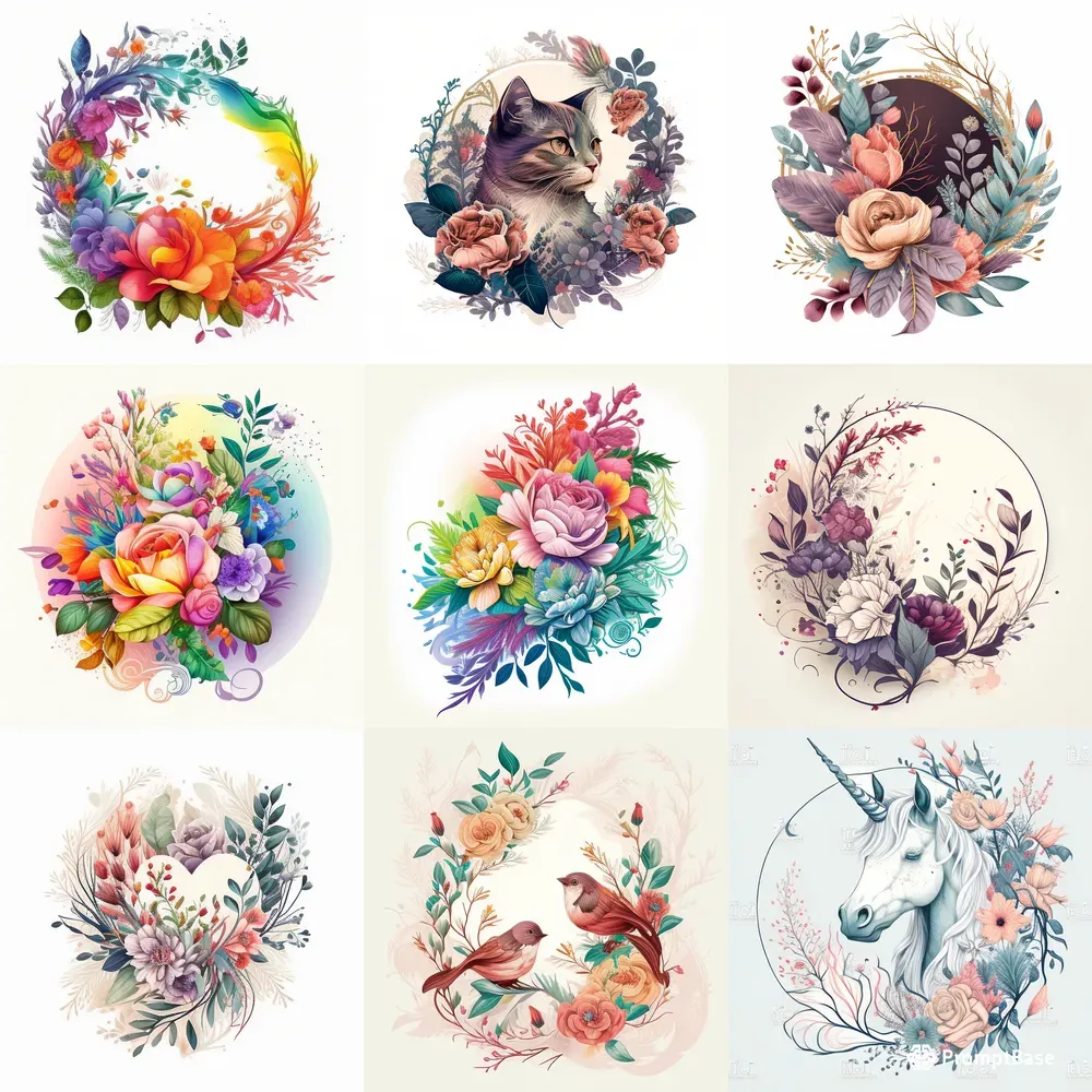 Floral T-shirt Designs
