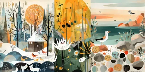 Children Illustrations generated by midjourney