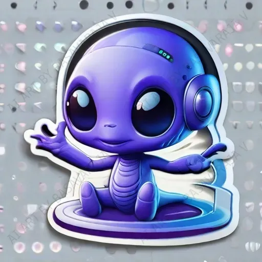 3D Sticker Art For Social Media