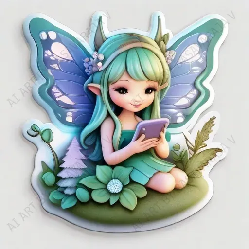 3D Sticker Art For Social Media