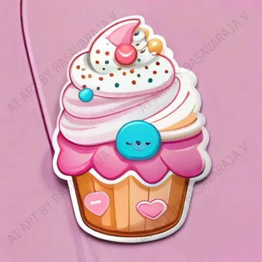 3D Sticker Art For Social Media