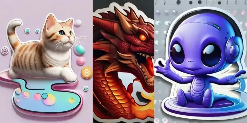 3D Sticker Art For Social Media generated by undefined