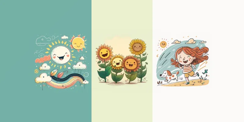 Cartoon Illustrations For Books generated by undefined