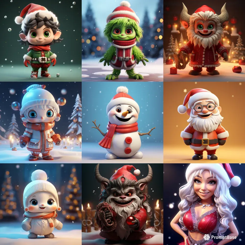 Adorable Christmas Avatars