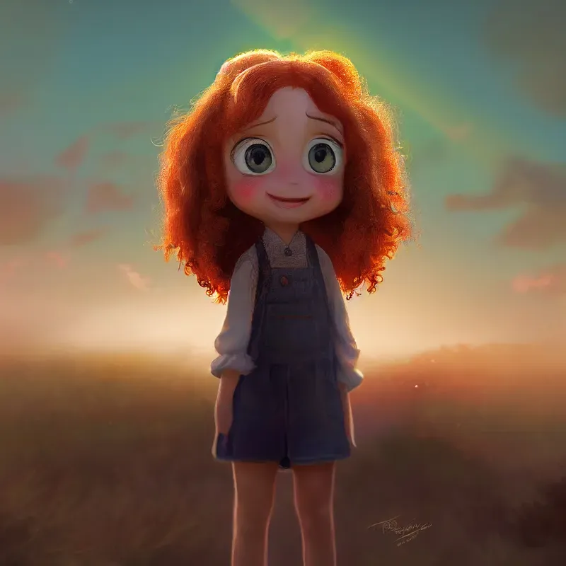 Cute Pixar Redhead
