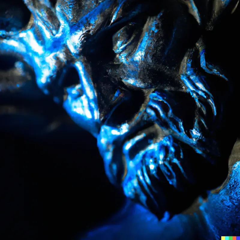 Old Bronze Statues